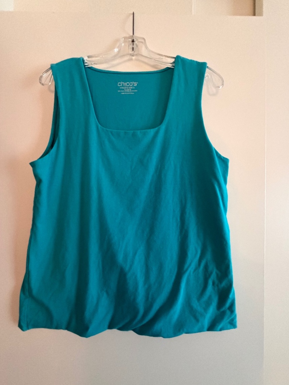 Chico’s Turquoise Tank Top – Size 3 (XL)